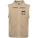 Bellagio Fleece Bodywarmer Unisex, sand meliert, M