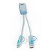 BERNERS. Superschnelles 6-in-1-USB-Kabel aus recyceltem PET (100% rPET), Gemischt