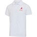 Beryl 220 g/m² Kurzärmeliges Poloshirt Bio-Recyclingmaterial (OCS), unisex, weiss, 4XS