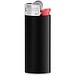 BIC® J25 Feuerzeug Corpus Schwarz/Boden Weiss/Drücker Rot/Chromkappe
