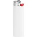 BIC® J26 Feuerzeug Corpus Weiss Opak/Boden Weiss/Drücker Rot/Chromkappe