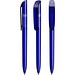 BIC® Super Clip ballpen Transparentes Dunkelblau Blaue Tinte