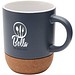 Billie 300 ml Keramiktasse mit Korkdetails, eisblau