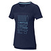 Borax Cool Fit T-Shirt aus recyceltem  GRS Material für Damen, navy, S