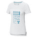 Borax Cool Fit T-Shirt aus recyceltem  GRS Material für Damen, weiss, S