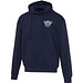 Boris Oversize Kapuzenpullover aus recycelter 280 g/m2 Bio Baumwolle (OCS), unisex, navy, L