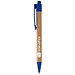 Druckkugelschreiber Borneo, schwarze Mine, natur/royalblau Druckkugelschreiber Borneo, schwarze Mine, natur/royalblau
