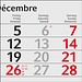 Geiger-Notes Monatskalender Budget 4 green+blue, inkl. Druck, rot
