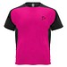 Bugatti T-Shirt Unisex aus recyceltem Material, fuchsia / schwarz, 2XL
