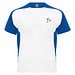 Bugatti T-Shirt Unisex aus recyceltem Material, weiß / royalblau, L