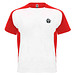 Bugatti T-Shirt Unisex aus recyceltem Material, weiß / rot, L