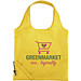 Bungalow faltbare Polyester Einkaufstasche, gelb