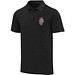 Calgary Poloshirt für Herren im Washed Look, 200 g/m2, schwarz, L