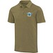 Calgary Poloshirt für Herren im Washed Look, 200 g/m2, waldgrün, L