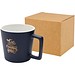 Cali 370 ml Keramiktasse mit matter Oberfläche, Navy Blue