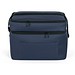 CANCUN LARGE. Kühltasche aus 600D, recyceltem Polyester, mit verstellbarem Gurtband 14 L, Blau