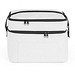 CANCUN LARGE. Kühltasche aus 600D, recyceltem Polyester, mit verstellbarem Gurtband 14 L, Weiß