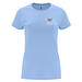 Capri T-Shirt für Damen, himmelblau, S