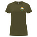 Capri T-Shirt für Damen, Militar Green, M