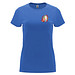 Capri T-Shirt für Damen, Riviera Blue, L