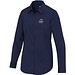 Carnelian 133 g/m² Popeline Bluse, marineblau, L