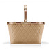 reisenthel® Einkaufskorb carrybag, rhombus ginger