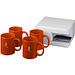 Ceramic Geschenkset mit 4 Bechern, 4x 330 ml, orange Ceramic Geschenkset mit 4 Bechern, 4x 330 ml, orange