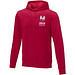 Charon Herren Kapuzenpullover, rot, S