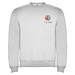 Clasica Sweatshirt mit Rundhalsausschnitt Unisex, Ash white melange, L