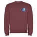 Clasica Sweatshirt mit Rundhalsausschnitt Unisex, Berry Red, M