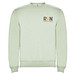 Clasica Sweatshirt mit Rundhalsausschnitt Unisex, Mist Green, M