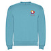 Clasica Sweatshirt mit Rundhalsausschnitt Unisex, türkis, 2XL