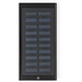 CLERK. 8'000 mAh Powerbank mit Solarpanel aus 100% recyceltem Aluminium, Schwarz
