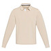 Clyde Rugby Polo Sweatshirt Unisex, Oatmeal, 2XL