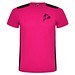 Detroit T-Shirt Unisex, fuchsia / schwarz, 2XL