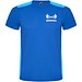 Detroit T-Shirt Unisex aus recyceltem Material, royalblau, S
