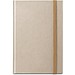 DICKINSON. A5-Notizbuch mit festem Einband, hergestellt aus Zuckerrohrpapier (80 % zuckerrohr) mit linierten Seiten, Natur