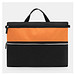 Dokumententasche FILE,orange, schwarz