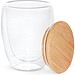ECUADOR L. Reisebecher aus Borosilikatglas 350 ml, Natur
