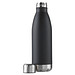 Edelstahl-Trinkflasche Design, 500 ml, schwarz-matt Edelstahl-Trinkflasche Design, 500 ml, schwarz-matt