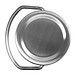 Edelstahl-Trinkflasche Tea & Fruit mit Edelstahldeckel, 750 ml, silber