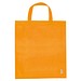Einkaufstasche aus recyceltem Non Woven , orange