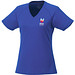ELEVATE Damen T-Shirt Amery mit V-Ausschnitt cool fit, blau, XS ELEVATE Damen T-Shirt Amery mit V-Ausschnitt cool fit, blau, XS