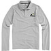 ELEVATE Herren Langarm Poloshirt Oakville, grau meliert, S ELEVATE Herren Langarm Poloshirt Oakville, grau meliert, S