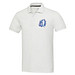 Emerald Polo Unisex aus recyceltem Material, weiss, L