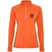 Estambul Half-Zip Sweatshirt für Damen, Fire orange, M