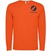 Estoril Langarm-Shirt Unisex, Fire orange, L