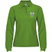 Estrella Langarm Poloshirt für Damen, Grass Green, M