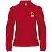 Estrella Langarm Poloshirt für Damen, rot, M