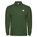 Estrella Langarm Poloshirt für Herren, dunkelgrün, L